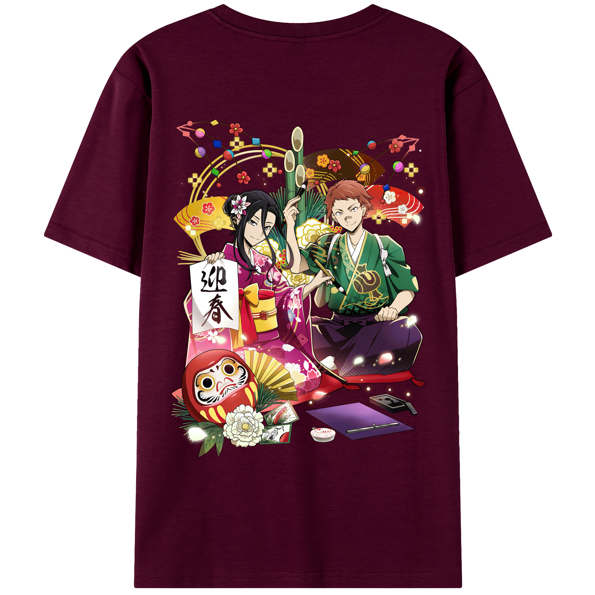 （画像用） 文豪ストレイドッグス Bungo Stray Dogs レディース半袖Tシャツ(バックプリント)